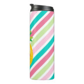 パイナかわいらしストライプのウ タンブラー (回転右)