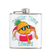 パイナカッコいいップル フラスク (正面)