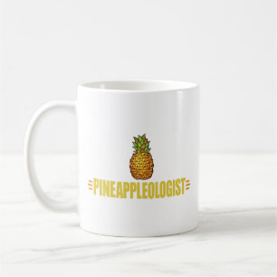 パイナップおもしろいル愛好者 コーヒーマグカップ