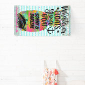 パイナップルあなたのボートのクルーズドアを浮かべる 横断幕 (インサイチュ)