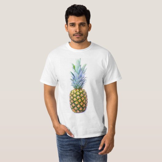 パイナップルおもしろいなワイシャツ Tシャツ (正面フル)