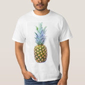 パイナップルおもしろいなワイシャツ Tシャツ (正面)