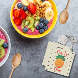 パイナップルおもしろいの名刺 スクエア名刺