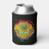 パイナップルおもしろいサマーバイブ 缶クーラー (缶正面)