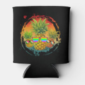 パイナップルおもしろいサマーバイブ 缶クーラー (正面)