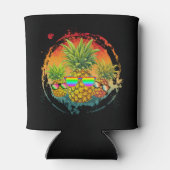 パイナップルおもしろいサマーバイブ 缶クーラー (裏面)