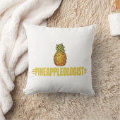 パイナップルおもしろい愛好家 クッション (ブランケット)