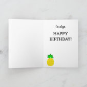 パイナップルお前の名だ カード (内部)