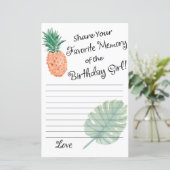 パイナップルお気に入りの誕生日ガールの記憶 (スタンド正面)