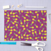 パイナップルかわいい子どもの誕生日パーティー夏 薄葉紙 (クラフト)