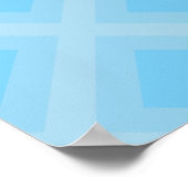 パイナップルかわいらしトロピカルピナコラダロマンチック ポスター (角)