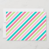 パイナップルかわいらしメイド・オブ・オーナー（花嫁付き添い人）提案 招待状 (裏面)