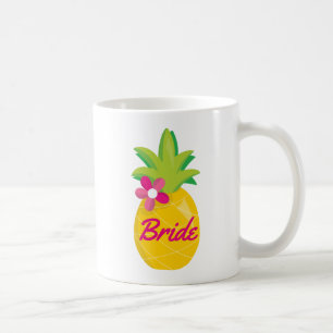 パイナップルかわいらし花嫁 コーヒーマグカップ
