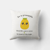 パイナップルであやる気を起こさせるる クッション (裏面)