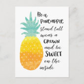 パイナップルである ポストカード (正面)