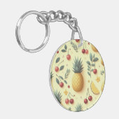 パイナップルとさくらんぼ キーホルダー (正面左)