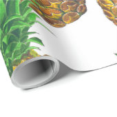 パイナップルとのシームレスなパターン ラッピングペーパー (ロールコーナー)