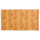 パイナップルとのシームレスなパターン 枕カバー (正面左)