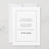 パイナップルとココナッツトロピカルニューアドレス 案内状 (裏面)