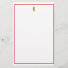 パイナップルとサンゴ 便箋