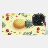 パイナップルとチェリー iPhoneケース (裏面横)