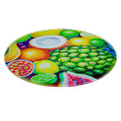 パイナップルとトロピカルフルーツ。買今 カッティングボード (角)