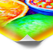 パイナップルとトロピカルフルーツ。買今 ポスター (コーナー)