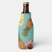 パイナップルとハイビスカス ボトルクーラー (ボトル正面)