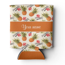 パイナップルとハイビスカス