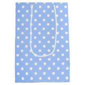 パイナップルとハートサングラス水玉模様 ミディアムペーパーバッグ (裏面)