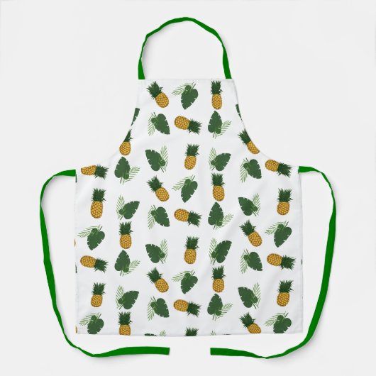 パイナップルとパーム葉の エプロン (正面)