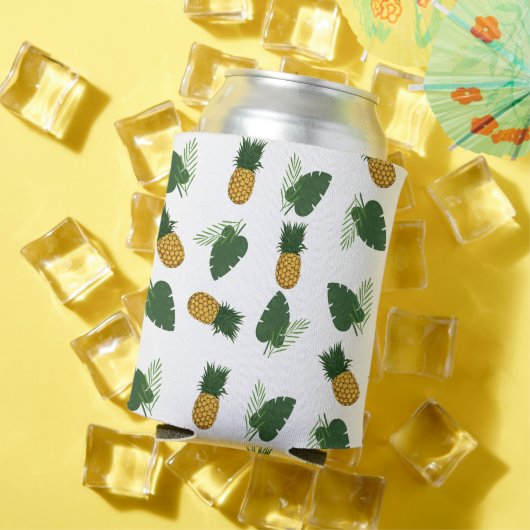 パイナップルとパーム葉の 缶クーラー (インサイチュ 夏)