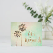 パイナップルと人魚になりよう ポストカード (スタンド正面)