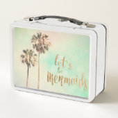 パイナップルと人魚になりよう メタルランチボックス (裏面)