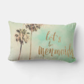 パイナップルと人魚になりよう ランバークッション (裏面)