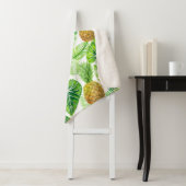 パイナップルと熱帯葉の シェルパブランケット (インサイチュ)