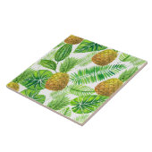 パイナップルと熱帯葉の タイル (側面)