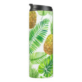 パイナップルと熱帯葉の タンブラー (回転右)