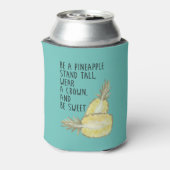 パイナップルになる背の高い衣服は王冠と甘い 缶クーラー (缶裏面)