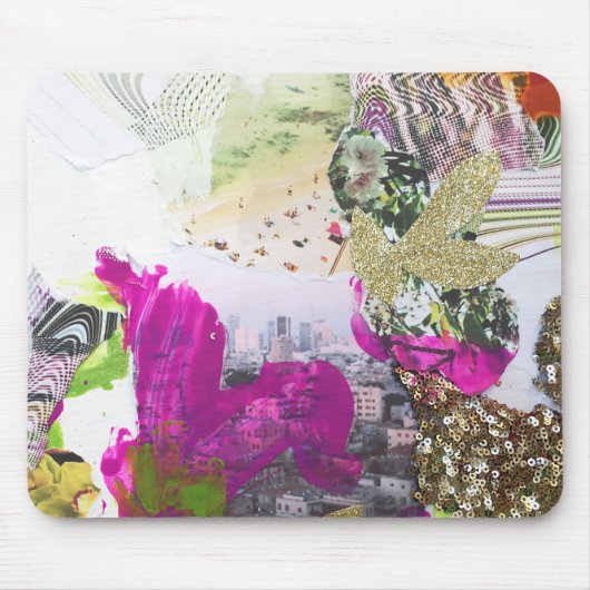 パイナップルによってはマウスのマットが夢を見ます マウスパッド (正面)