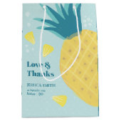 パイナップルのようにパーティーしよう ミディアムペーパーバッグ (正面)