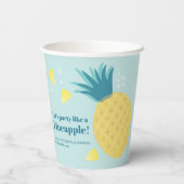 パイナップルのようにパーティーしよう 紙コップ (裏面)