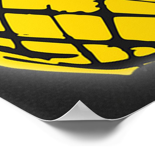 パイナップルのように印刷可能である ポスター (角)