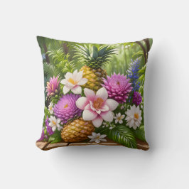 パイナップルのエキゾチックな魅力 クッション