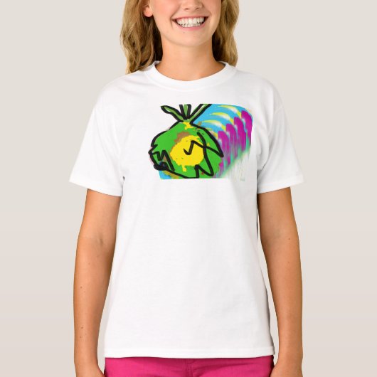 パイナップルのネクタイ乾燥 Tシャツ (正面)