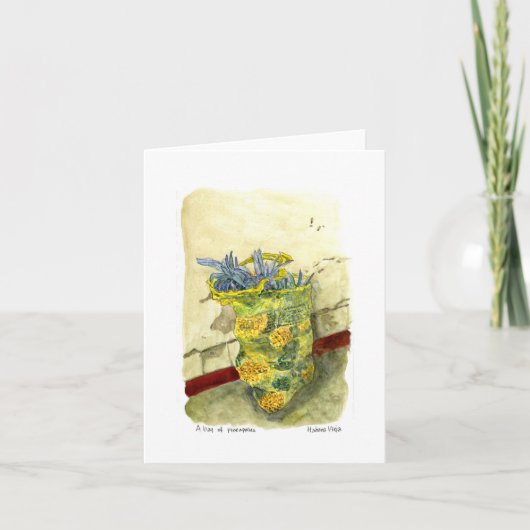 パイナップルのバッグ、オールドハバナ、キューバ カード (正面)