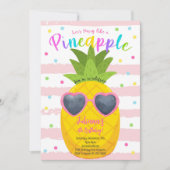 パイナップルのパーティー招待状のように 招待状 (正面)