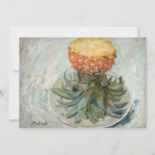 パイナップルのプレート | タデウスマコフスキー (正面)