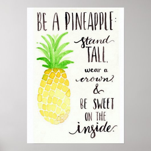 パイナップルのポスター ポスター (正面)
