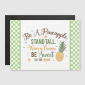 パイナップルのワードアートである (正面/裏面)